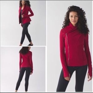 Lululemon Bhakti Jacket cranberry size 6